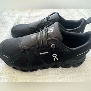 On Running Men's Black Cloud Waterproof Athletic Sneakers